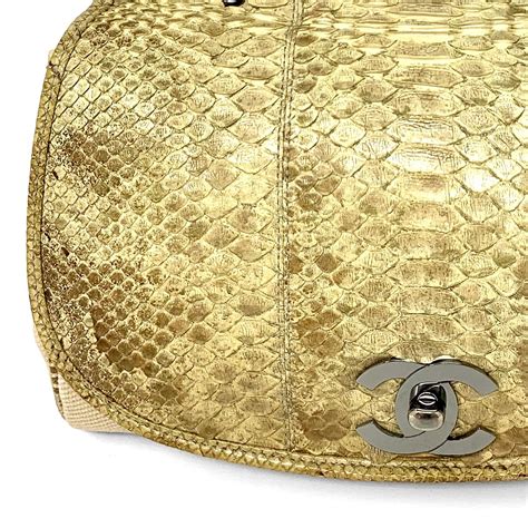 chanel snakeskin flap bag|Chanel Snakeskin Chain.